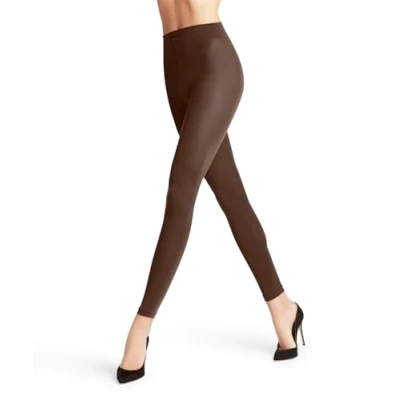 Abbildung von FALKE Damen Softmerino W LE Wolle Baumwolle einfarbig 1 Stück Leggings, Braun (Cinnamon 5186), 38 40