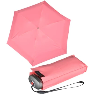 Abbildung von Knirps Mini Taschenschirm Travel mit UV Schutz pink