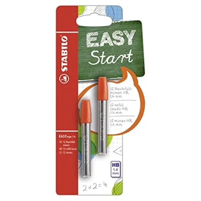 Abbildung von Minen zum Nachfüllen STABILO EASYergo 1.4 Nachfüllminen 2x 6er Pack Härtegrad HB