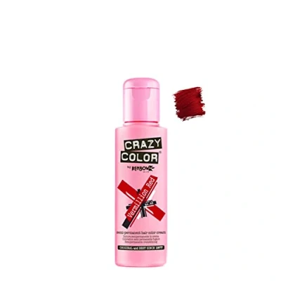 Abbildung von Renbow Crazy Color Semi Permanent Hair Dye vermillion red 40 100 ml, 1er pack (1 x 115 g)