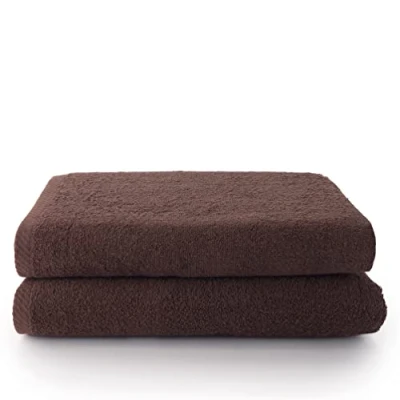 Abbildung von Top Towel Plus Große Badetücher 2 Duschtücher 70x140 cm 100 % Baumwolle Kalk