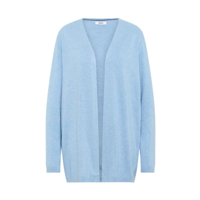 Abbildung von Cecil Offene Strickjacke, Damen, Größe: Large, Blau