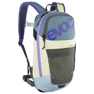 Abbildung von EVOC JOYRIDE 4 Kinderrucksack, leichter Rucksack für Ausflüge &amp; Outdoor Sport Aktivitäten (Backpack mit 4l Stauraum, AIR TUNE SYSTEM, abnehmbarer Hüftgurt, 2l Trinkblasenfach), Neon Blau / Gold