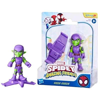 Abbildung von Marvel Spidey und Seine Super Freunde Grüner Kobold Spielzeug mit Accessoire, grün
