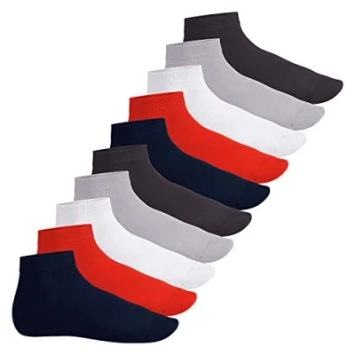 Abbildung von Footstar Herren &amp; Damen Kurzschaft Socken (10 Paar) Sneak it! Metropolis 35 38