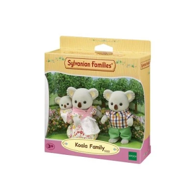 Abbildung von Sylvanian Families 5310 Koala Familie Figuren für Puppenhaus, Mehrfarbig