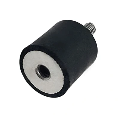Abbildung von DOJA INDUSTRIAL Klimaanlage Gummipuffer M4 Gewinde Innengewinde 15x15 PACK 4 Klima Silentblock Klimageraet Anti Vibration Gummilager Wandhalterung Gummi Stossdaempfer Antivibrationsfuesse