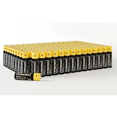 Abbildung von Intenso Energy Ultra AA Mignon LR6 Alkaline Batterien, 150er Pack, gelb schwarz