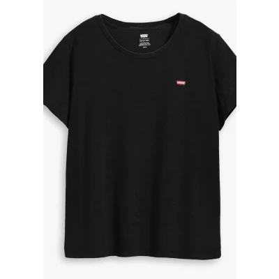 Abbildung von Levi&#039;s Damen Plus Size The Perfect Tee T Shirt, Mineral Black, 2XL