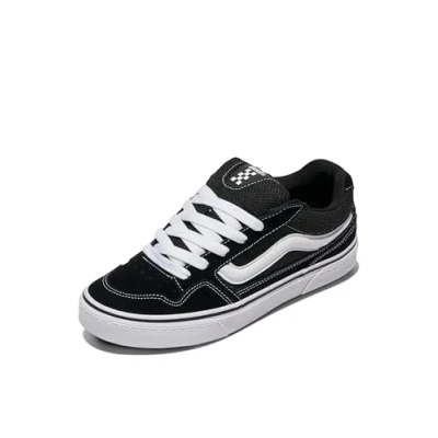 Abbildung von Vans Herren Caldrone Sneaker Trainers, SUEDE/MESH BLACK/WHITE, 40.5 EU
