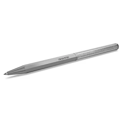 Abbildung von Swarovski Crystalline Kugelschreiber, Grauer Stift mit Graphitbeschichtung und Edlen Kristallen