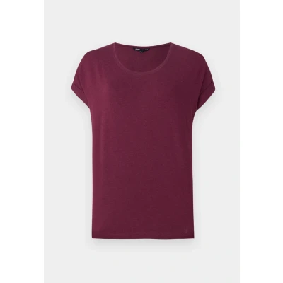 Abbildung von ONLY Moster SS Oneck NOOS JRS Tshirt basic, Damen, Größe: XS, Burgundy