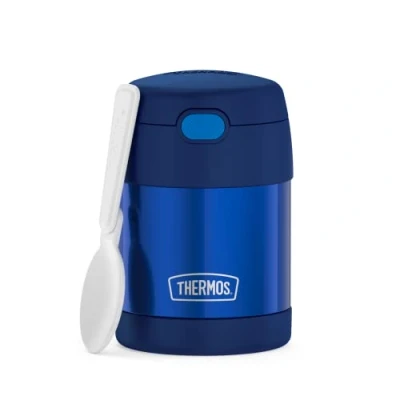 Abbildung von RMOVR THERMOS kids FUNTAINER FOOD JAR 0,30l, navy, Thermobehälter für Essen mit Löffel Kinder, 5 h heiß / 7 kalt, absolut dicht Suppe, Müsli, Pause