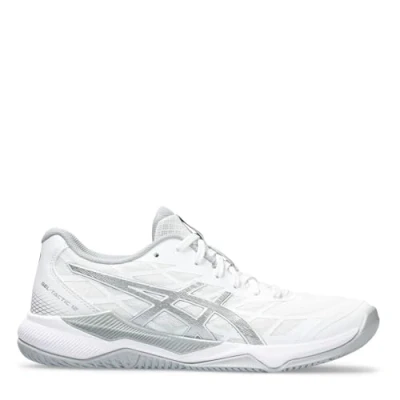Abbildung von Asics Geltactic 12 Volleyballschuh, Damen, Größe: 42.5, White/pure silver Schuhe