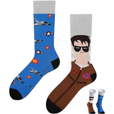 Abbildung von TODO Lustige Socken Damen und Herren, Coole mit Motiv Bunte, Mehrfarbige, Verrückte (43 46, Ping Pong)
