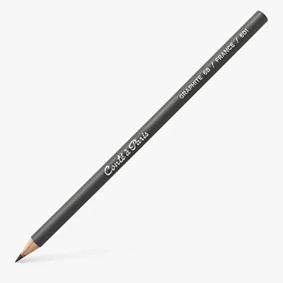 Abbildung von Conté a Paris 2296 Graphitstift in Künstlerqualität für kontrastreiches und flächiges Zeichnen, Schreiben Skizzieren 6B