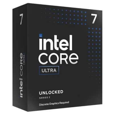 Abbildung von Intel® Core™ Ultra 7 Desktop Prozessor 265KF 20 Kerne (8 P cores + 12 E cores) bis zu 5,5 GHz