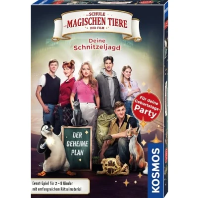 Abbildung von KOSMOS 685003 Die Schule der magischen Tiere Rätsel Party Schnitzeljagd für Kinder ab 8 Jahre, Geburtstagsparty mit den Helden aus dem Film, 2 Komplett Set