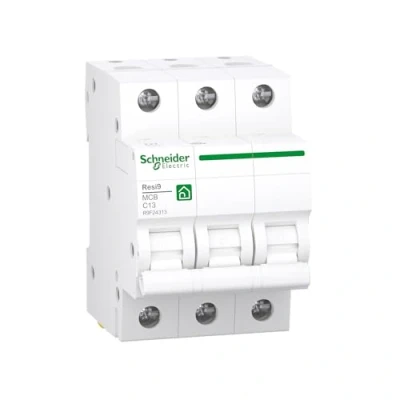 Abbildung von Schneider Electric R9F24313 Leitungsschutzschalter Resi9 3P, 13A, C Charakteristik, 6kA