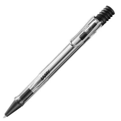 Abbildung von Lamy safari vista Kugelschreiber zeitlos klassicher Kuli mit ergonomischem Griff &amp; robustem ASA Kunststoff inkl. Großraummine M 16 in Strichbreite schwarz