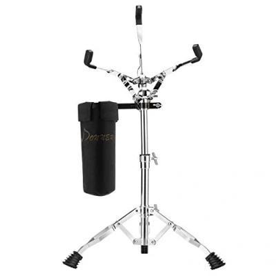 Abbildung von Donner Snare Ständer Höhenverstellbar 46 65cm doppelstrebig Drum Stand mit Drumstick Tasche
