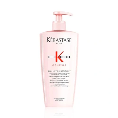Abbildung von KÉRASTASE Genesis BAIN Nutrifortifiant Hydrating Fortifying Shampoo FOR FINE TO Medium Weakened HAIR Shampoo, Größe: 250 ml,