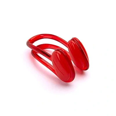 Abbildung von Speedo Unisex Universal Nose Clip Kit Bag Swim Essentials, Red, One Size