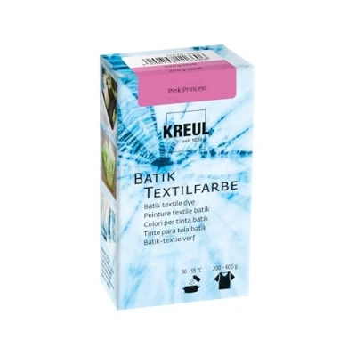 Abbildung von KREUL 98527 Batik Textilfarbe Pink Princess, 70 g, Farbpulver zum Batiken und Färben von Textilien