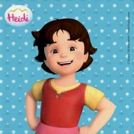 Abbildung von BeenSmile, HEIDI 33 CM Servietten, Papierservietten, Partyzubehör, Partys, Feiern und Kindergeburtstage, 20 Stück