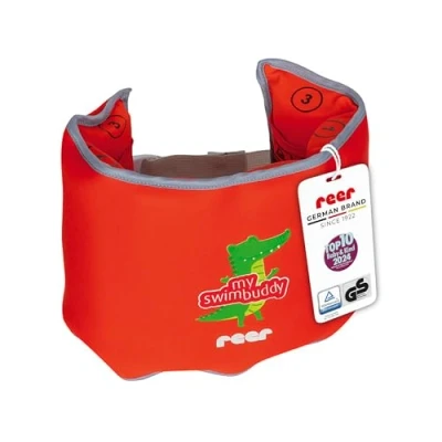 Abbildung von reer myswimbuddy Schwimmgürtel Schwimmhilfe für Kinder und Kleinkinder Individuell anpassbar Sicher Schwimmen Lernen 15 30kg