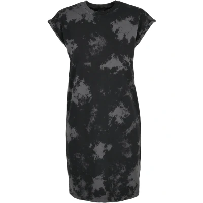 Abbildung von Urban Classics Bleached Jerseykleid, Damen, Größe: 4XL, Black/grey