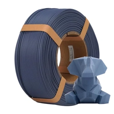 Abbildung von eSUN Matte PLA Refill Filament 1.75mm, Spulenloses 3D Druck Filament, glanzfreie Farbe, gefrostete Textur, 1KG Spule (2.2 LBS) für Drucker, Dunkel Grau