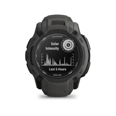 Abbildung von Garmin Instinct 2X Solar GPS Smartwatch mit unendlicher Akkulaufzeit im Modus, über 40 Sport Apps, Smart Notifications, Pay, Trainingszustand, Fitnessalter, Schlafanalyse, uvm.