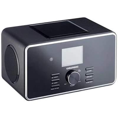 Abbildung von GRUNDIG DTR 6000 X Internetradio, DAB+, FM Radio, 2.1 Stereo Lautsprechersystem, Spotify Connect, Bluetooth, Weckerfunktion, inkl. Fernbedienung, TFT Farbdisplay, Schwarz