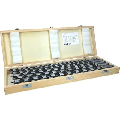 Abbildung von Bosch 6x PRO Wood Holzschlangenbohrer Set (für Weichholz, Hartholz, Ø 10,0, 12,0, 14,0, 16,0, 18,0, 20,0 mm, Professional Zubehör Bohrmaschine/Schrauber)