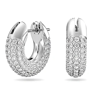 Abbildung von Swarovski Dextera PAVÉ Ohrringe, Damen, Größe: One Size, White