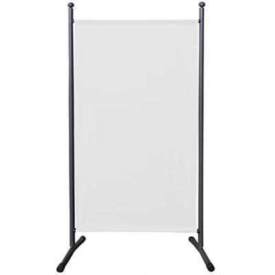 Abbildung von QUICK STAR Paravent 180 x 78 cm Stoff Raumteiler Klein Garten Stellwand Trennwand Balkon Sichtschutz Weiß