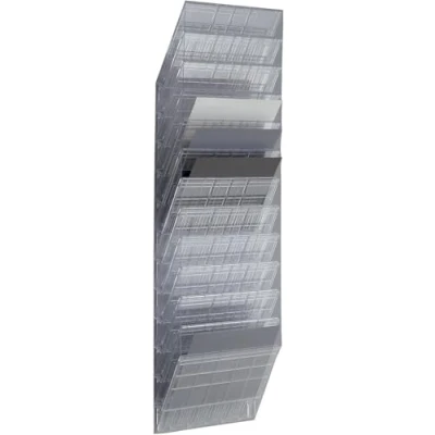 Abbildung von Durable Flexiboxx Prospektspenderset (12 A4 Querformat) transparent, 1709781400