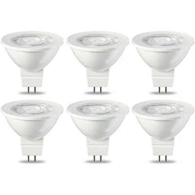 Abbildung von Amazon Basics LED Leuchtmittel, GU5.3 /MR16 Spots, 4.5 W (entspricht 35 Glühbirne), Warmweiß, nicht dimmbar, 6Stück