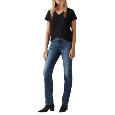 Abbildung von Levi&#039;s Damen 314 Shaping Straight Jeans Cool Agenda, 26W / 30L
