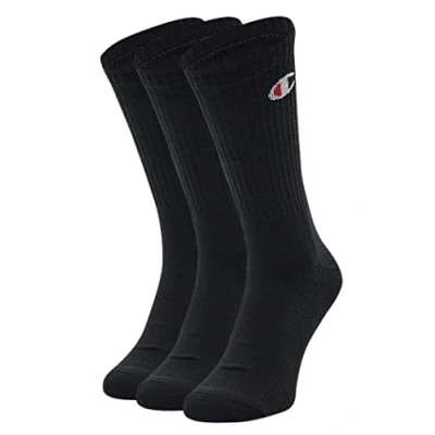 Abbildung von Champion Unisex Core 3PP Crew Füßlinge, Schwarz, 35 38 (3er Pack)