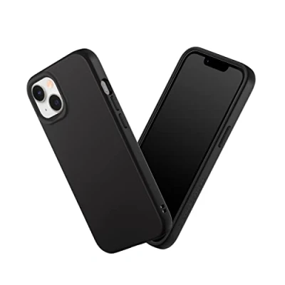 Abbildung von RhinoShield Case kompatibel mit [iPhone 14/13] SolidSuit Stoßdämpfende &amp; schlanke Schutzhülle Premium Finish 3.5 Meter Fallschutz Klassik Schwarz