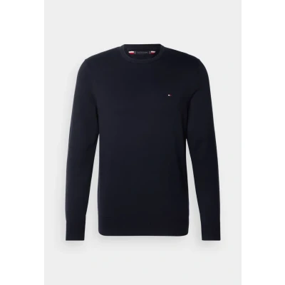 Abbildung von Tommy Hilfiger Essential CREW NECK Strickpullover, Herren, Größe: XS, Desert sky