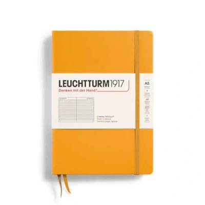 Abbildung von LEUCHTTURM1917 363388 Notizbuch Medium (A5), Hardcover, 251 nummerierte Seiten, Rising Sun, liniert