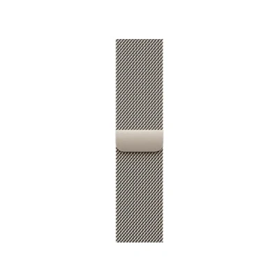 Abbildung von Apple Watch Band Milanaise Armband 40 mm Natur One Size (passt den meisten Handgelenken)