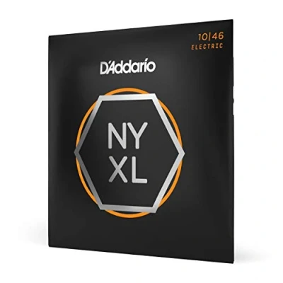 Abbildung von D&#039;Addario E Gitarren Saiten Gitarrensaiten Gitarre Electric Guitar Strings NYXL1046 NYXL Gitarrensaite Super Light 010 046 bis 30% reißfester