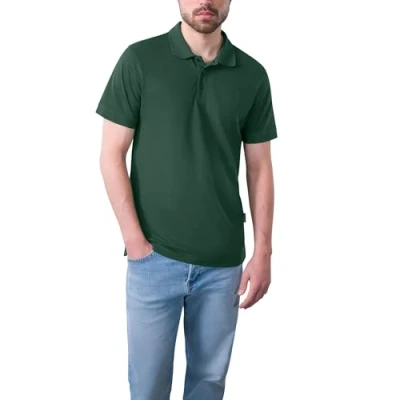 Abbildung von HRM Herren Heavy Performance M Polohemd, Bottle Green, 58