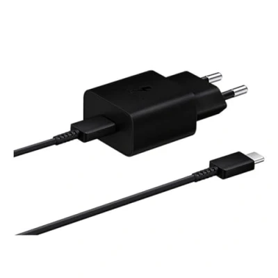 Abbildung von Samsung Ep T510 USB C Schnellladegerät 15W + Kabel 1M Schwarz