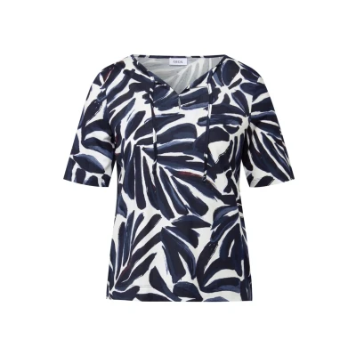 Abbildung von CECIL Damen 3227058 Shirt im Tunika Look, urban Dark Blue, X Large