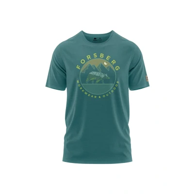 Abbildung von Forsberg Tshirt print, Herren, Größe: Medium, Emerald grün